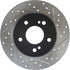 127.35012L by CENTRIC - Slotted Drilled Rotor