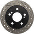 127.35014L by CENTRIC - Slotted Drilled Rotor