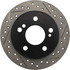 127.35014L by CENTRIC - Sport Drilled & Slotted Rotor, Left