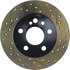 127.35022L by CENTRIC - Slotted Drilled Rotor