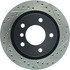 127.34107L by CENTRIC - Slotted Drilled Rotor