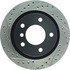 127.34107R by CENTRIC - Slotted Drilled Rotor