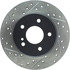 127.35034R by CENTRIC - Slotted Drilled Rotor