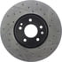127.35054L by CENTRIC - Slotted Drilled Rotor