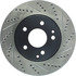 127.35057L by CENTRIC - Slotted Drilled Rotor