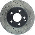 127.35060L by CENTRIC - Slotted Drilled Rotor