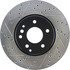 127.35058R by CENTRIC - Slotted Drilled Rotor