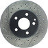 127.35060R by CENTRIC - Slotted Drilled Rotor