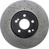 127.35069L by CENTRIC - Slotted Drilled Rotor