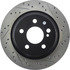 127.35063L by CENTRIC - Slotted Drilled Rotor