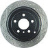 127.35090R by CENTRIC - Slotted Drilled Rotor