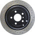 127.35092L by CENTRIC - Slotted Drilled Rotor