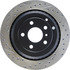 127.35092R by CENTRIC - Slotted Drilled Rotor