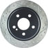 Centric 127.35098CL Disc Brake Rotor Sportstop Cryo Drilled & Slotted Rotor, Left