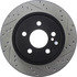 127.35115L by CENTRIC - Slotted Drilled Rotor