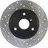 127.35116L by CENTRIC - Slotted Drilled Rotor