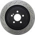 127.35121 by CENTRIC - Centric Premium OE Style Drilled and Slotted Brake Rotor