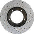 127.37001L by CENTRIC - Slotted Drilled Rotor