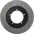 127.37020R by CENTRIC - Slotted Drilled Rotor