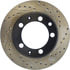 Centric 127.37023CL Disc Brake Rotor Sportstop Cryo Drilled & Slotted Rotor, Left