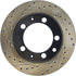 Centric 127.37023CR Disc Brake Rotor Sportstop Cryo Drilled & Slotted Rotor, Right