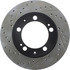 127.37025R by CENTRIC - Slotted Drilled Rotor