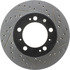 127.37030L by CENTRIC - Slotted Drilled Rotor