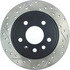 127.38013R by CENTRIC - Slotted Drilled Rotor