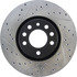 127.38017R by CENTRIC - Slotted Drilled Rotor