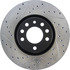 127.38017R by CENTRIC - Sport Drilled & Slotted Rotor, Right