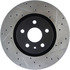 127.38024L by CENTRIC - Slotted Drilled Rotor