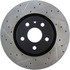 127.38024R by CENTRIC - Slotted Drilled Rotor