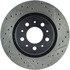 127.39023L by CENTRIC - Slotted Drilled Rotor