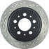 127.39025R by CENTRIC - Slotted Drilled Rotor