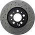 127.39026L by CENTRIC - Slotted Drilled Rotor