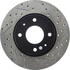 Centric 127.39027CL Disc Brake Rotor Sportstop Cryo Drilled & Slotted Rotor, Left
