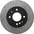 Centric 127.39027L Disc Brake Rotor Slotted Drilled Rotor