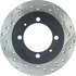 Centric 127.39028CL Disc Brake Rotor Sportstop Cryo Drilled & Slotted Rotor, Left