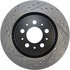 127.39033R by CENTRIC - Slotted Drilled Rotor