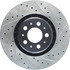 127.39034L by CENTRIC - Slotted Drilled Rotor