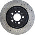 127.39036R by CENTRIC - Slotted Drilled Rotor