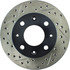 127.40005R by CENTRIC - Slotted Drilled Rotor