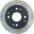 127.40024R by CENTRIC - Slotted Drilled Rotor