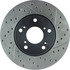 127.40036CL by CENTRIC - Sportstop Cryo Drilled & Slotted Rotor, Left