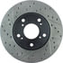 127.40036CR by CENTRIC - Sportstop Cryo Drilled & Slotted Rotor, Right