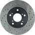 127.40036L by CENTRIC - Slotted Drilled Rotor