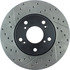 127.40036R by CENTRIC - Slotted Drilled Rotor