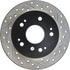 Centric 127.40040CL Disc Brake Rotor Sportstop Cryo Drilled & Slotted Rotor, Left