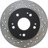 127.40040R by CENTRIC - Slotted Drilled Rotor