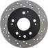 127.40042L by CENTRIC - Slotted Drilled Rotor